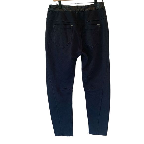 Women Trousers Boyfriend Jogger Jeans Black Size 28 - Picture 2 of 5